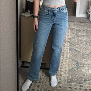 Old Navy Light Blue Straight Leg Jeans